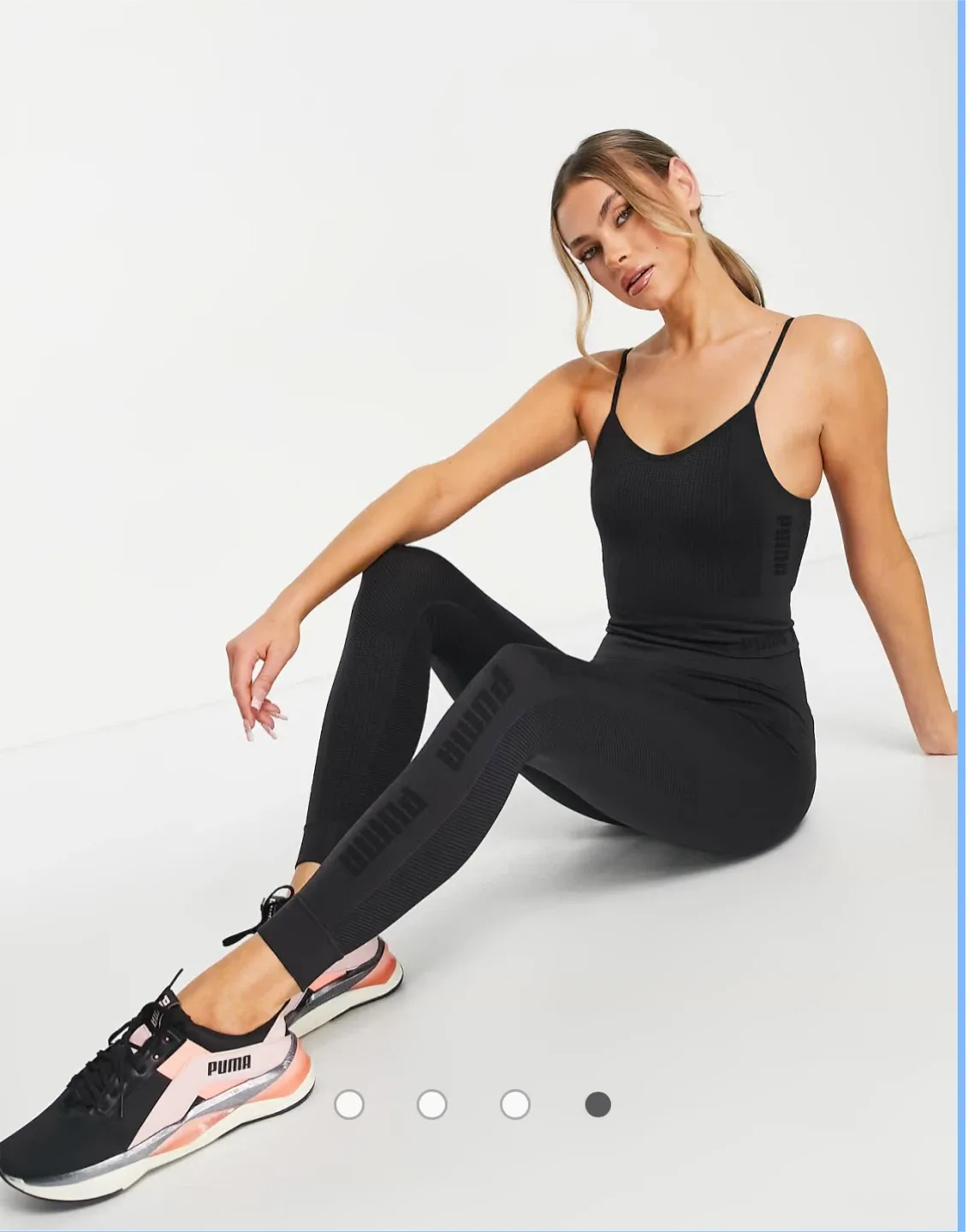 Puma Evo Knit Seamless Black Crop Top image indicator(9)