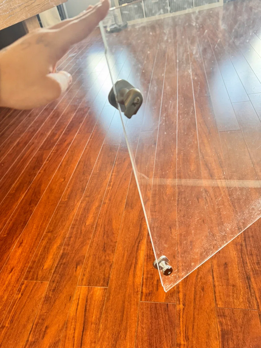 White Acrylic Clear Pet Pen image indicator(2)