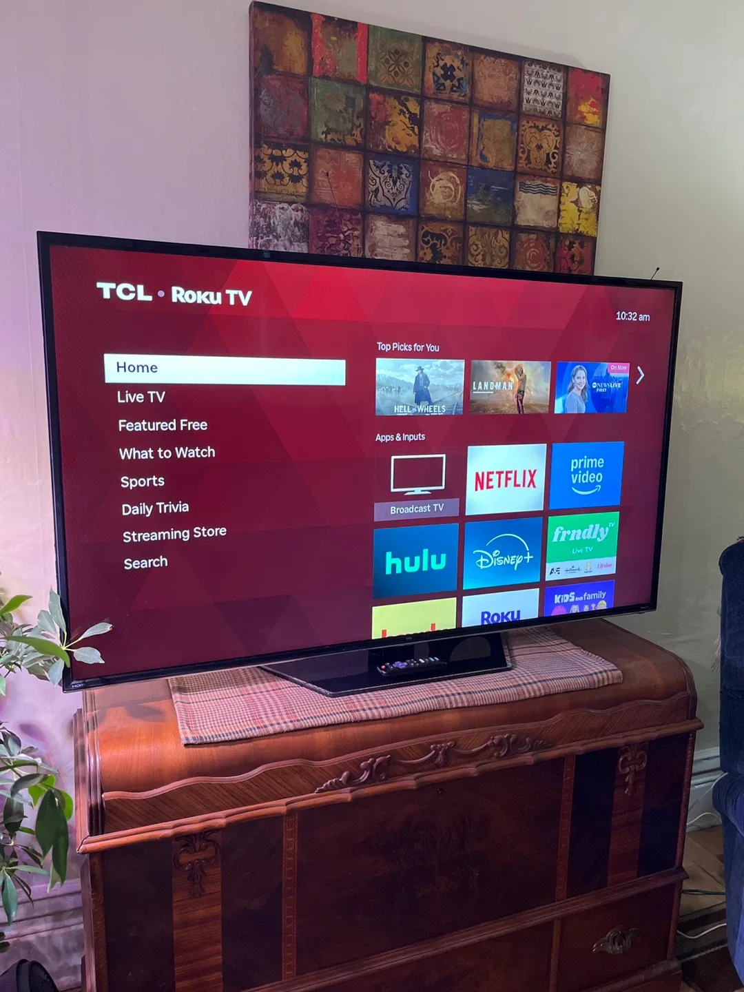 TCL 55FS4610R 55-Inch Roku TV image indicator(3)