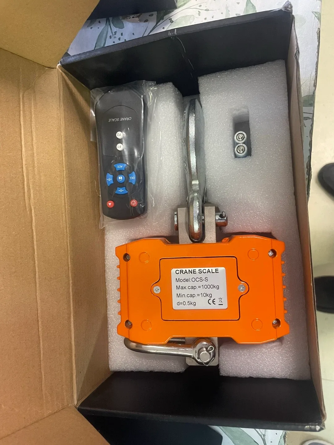 1,000KG Digital Crane Scale – KLAU OCS-S – Brand New with Remote image indicator(2)