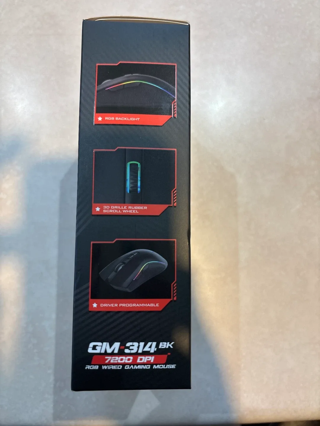 Xtrike Me GM-314 BK 7200 DPI RGB Wired Gaming Mouse - New image indicator(2)