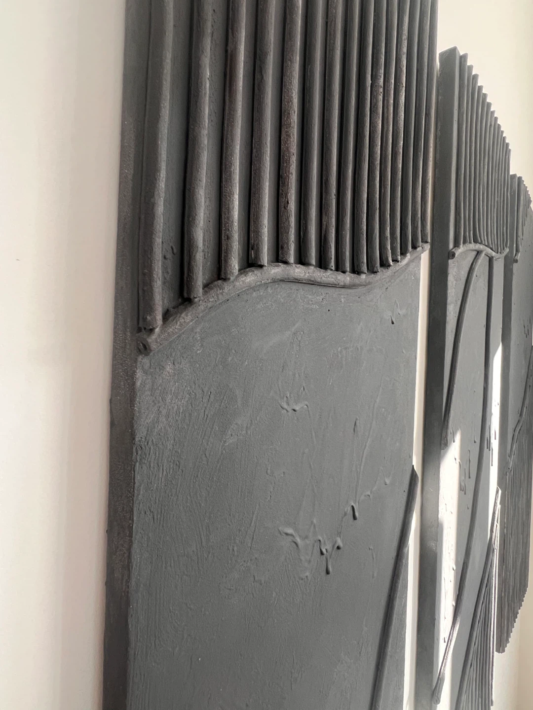 Textured Black Wall Art - Set of 3 - photo 3