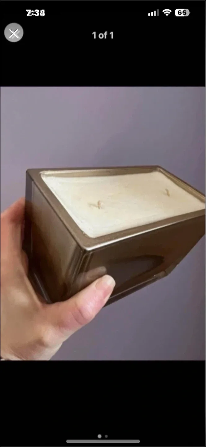 Bronze Square Candle