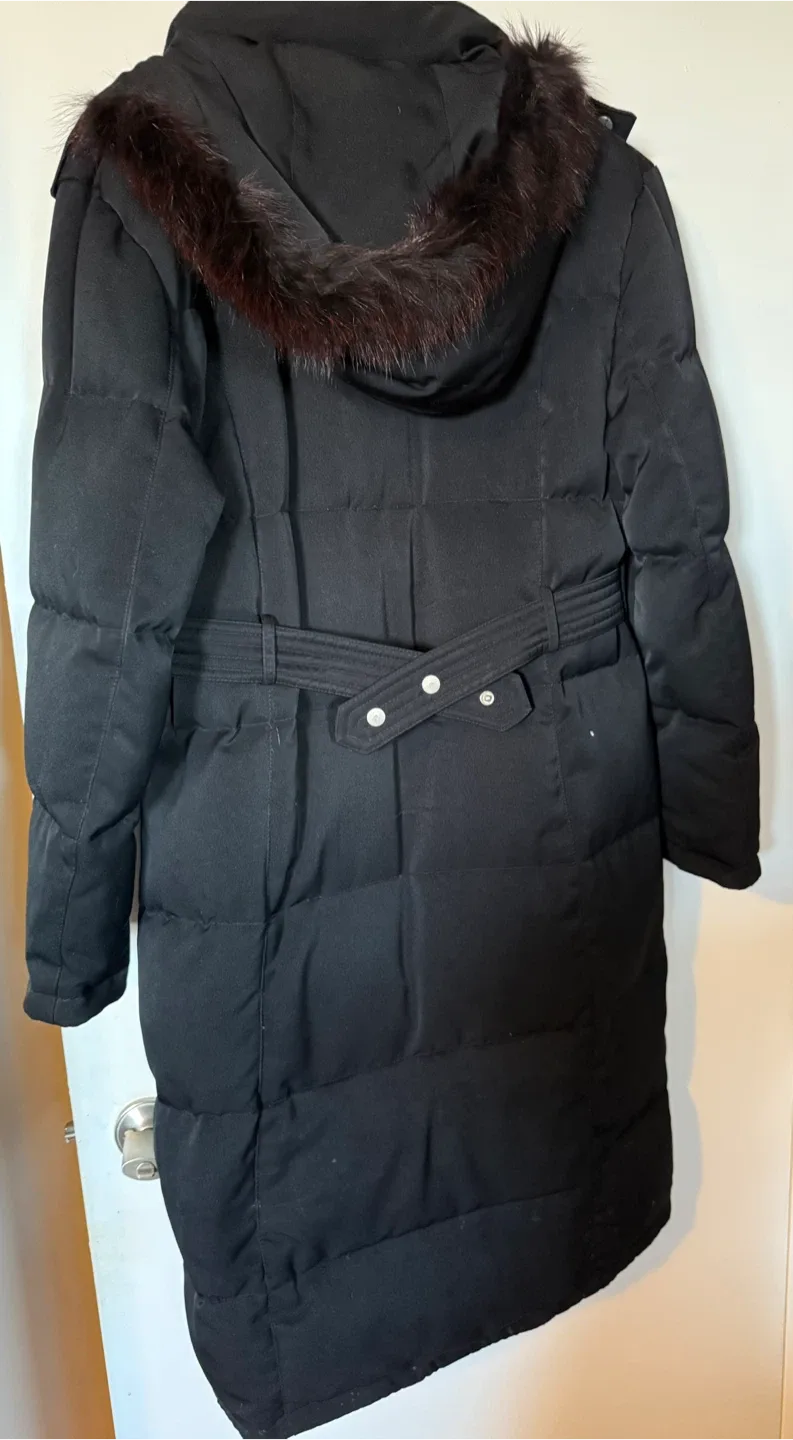 Utex Design Black Down Coat - Size M/M image indicator(2)