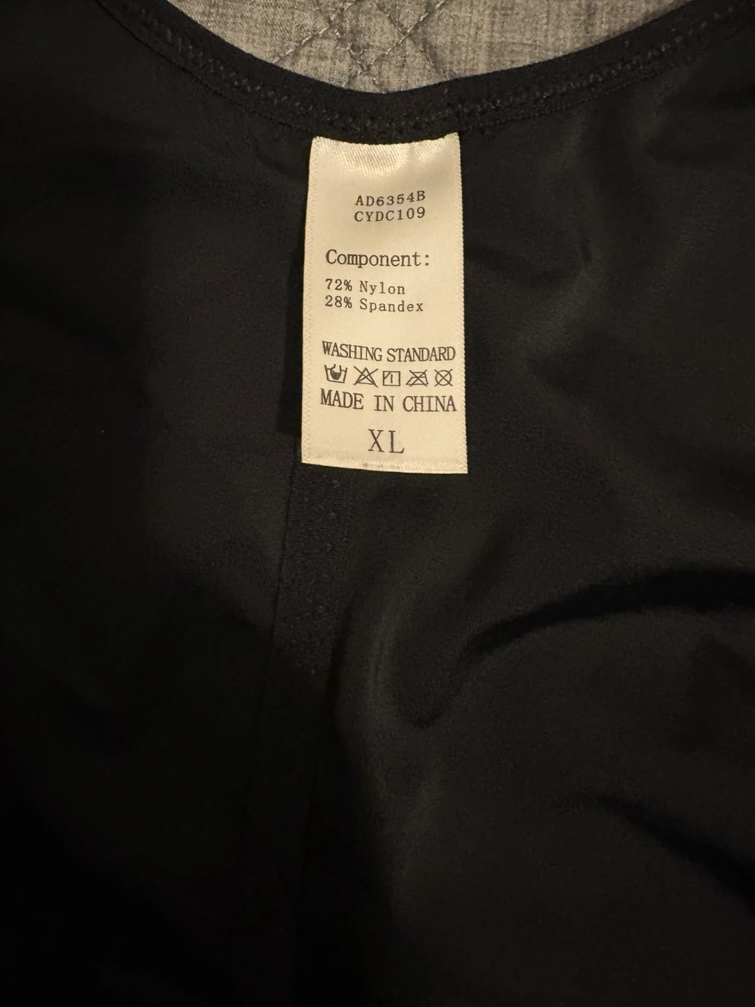 Black Bodysuit - Size XL - photo 3