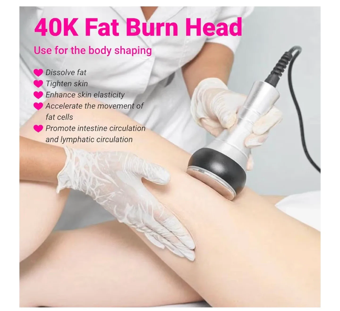 Radiofrequency 40K Cavitation Body Slimming Machine image indicator(4)