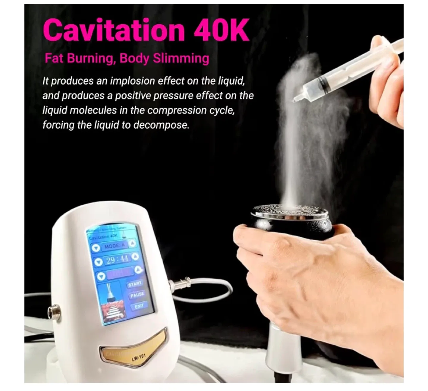 Radiofrequency 40K Cavitation Body Slimming Machine image indicator(5)