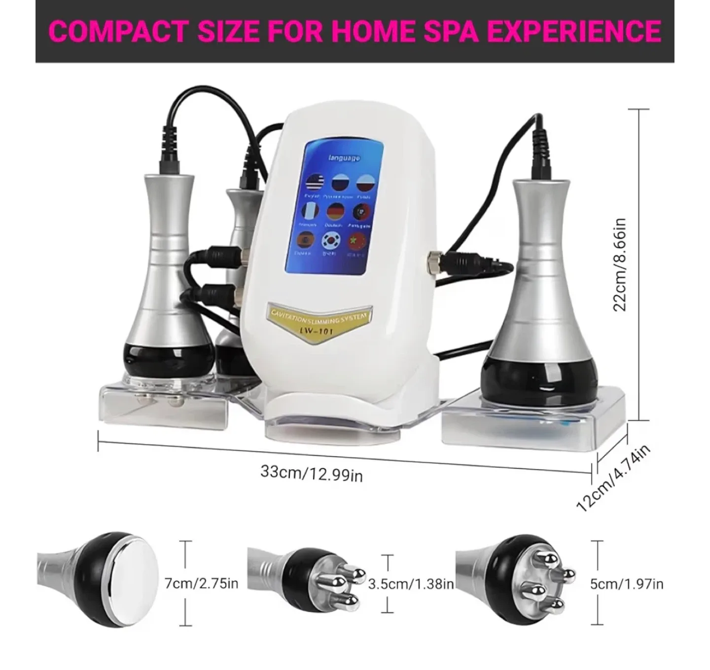 Radiofrequency 40K Cavitation Body Slimming Machine image indicator(8)