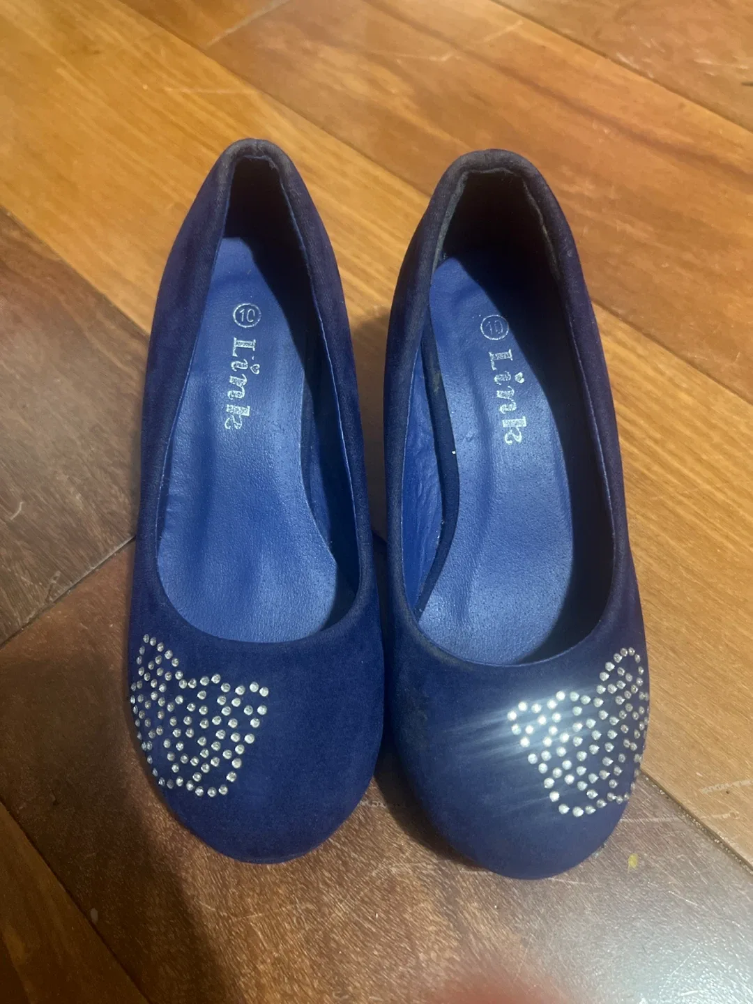 Link Blue Heels - Size 10 for Girls