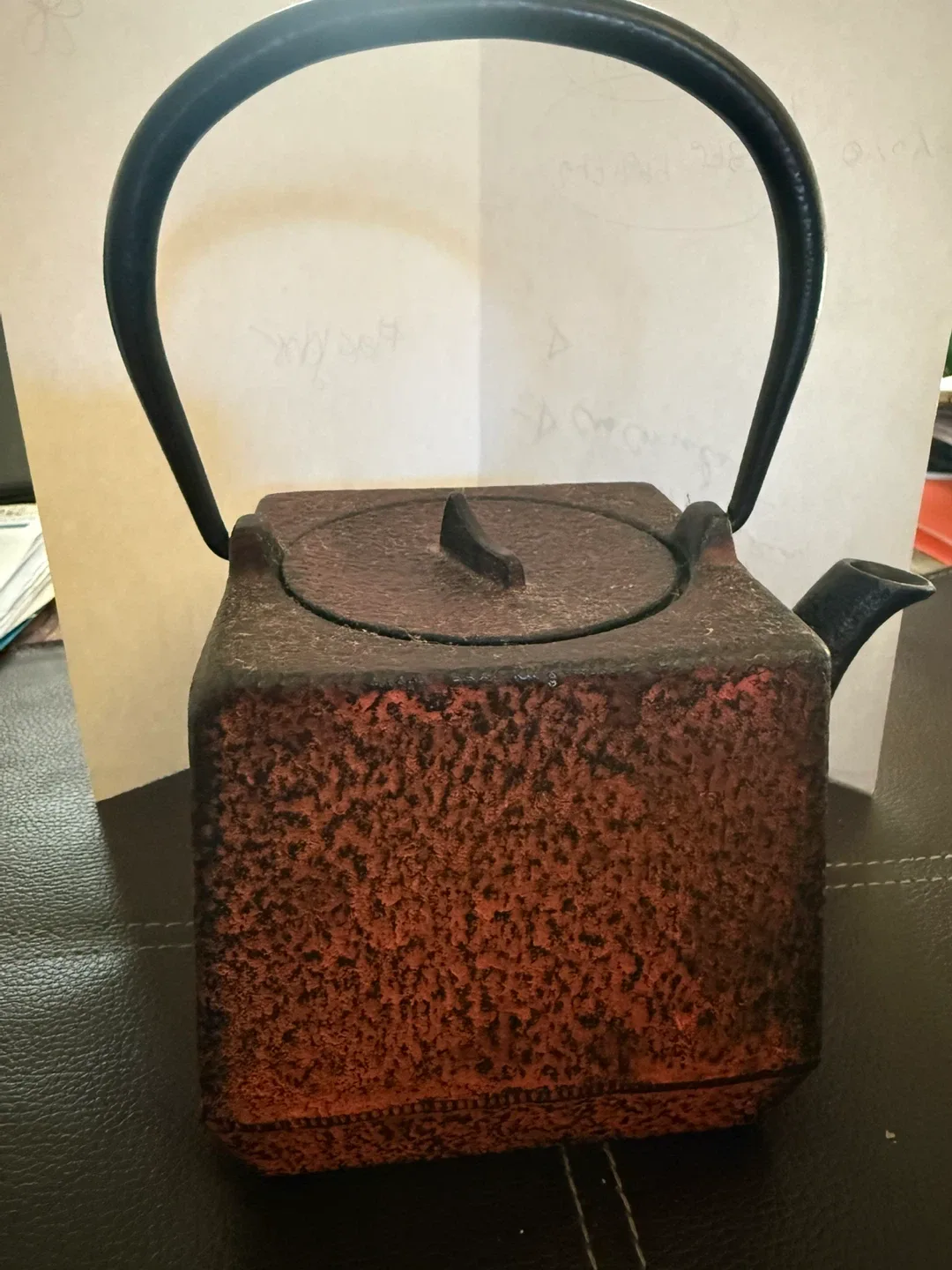 Tetsubin Cast Iron Tea Kettle-Vintage NEW image indicator(10)