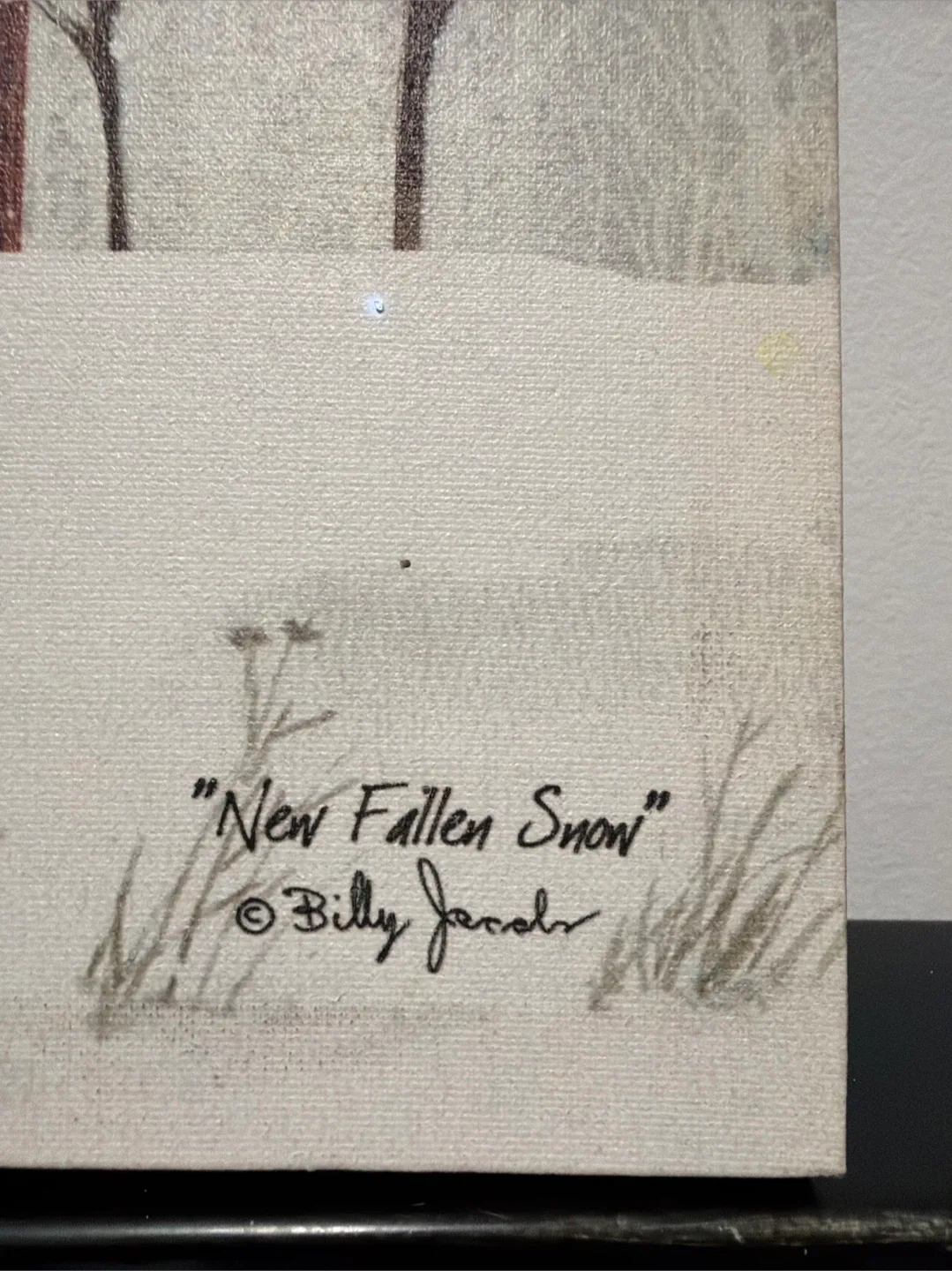 Billy Jacobs "New Fallen Snow" Lighted Canvas Print image indicator(5)