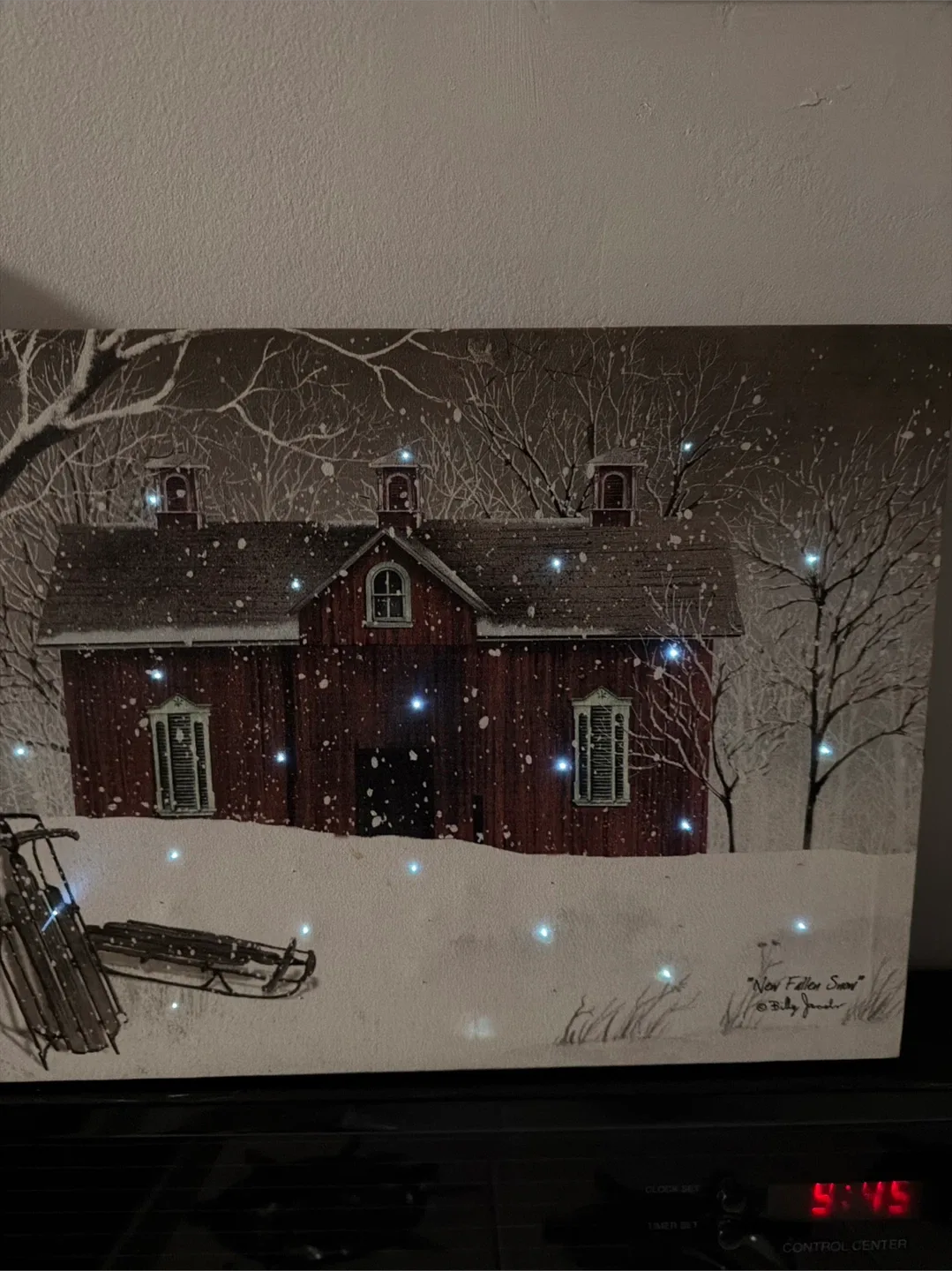 Billy Jacobs "New Fallen Snow" Lighted Canvas Print image indicator(2)