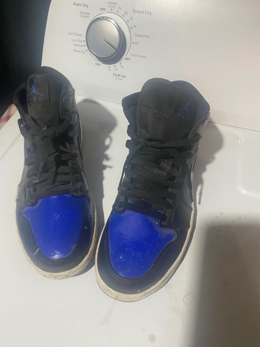 Air Jordan 1 Mid Hyper Royal Black, US 10