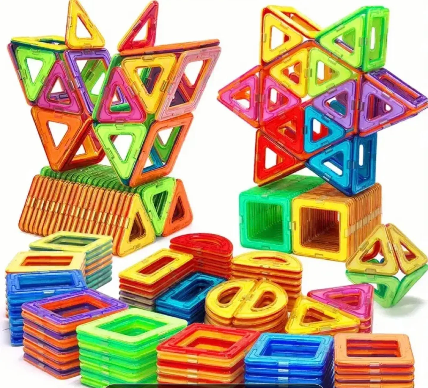 40-Piece Magnetic Building Tiles Set image indicator(2)