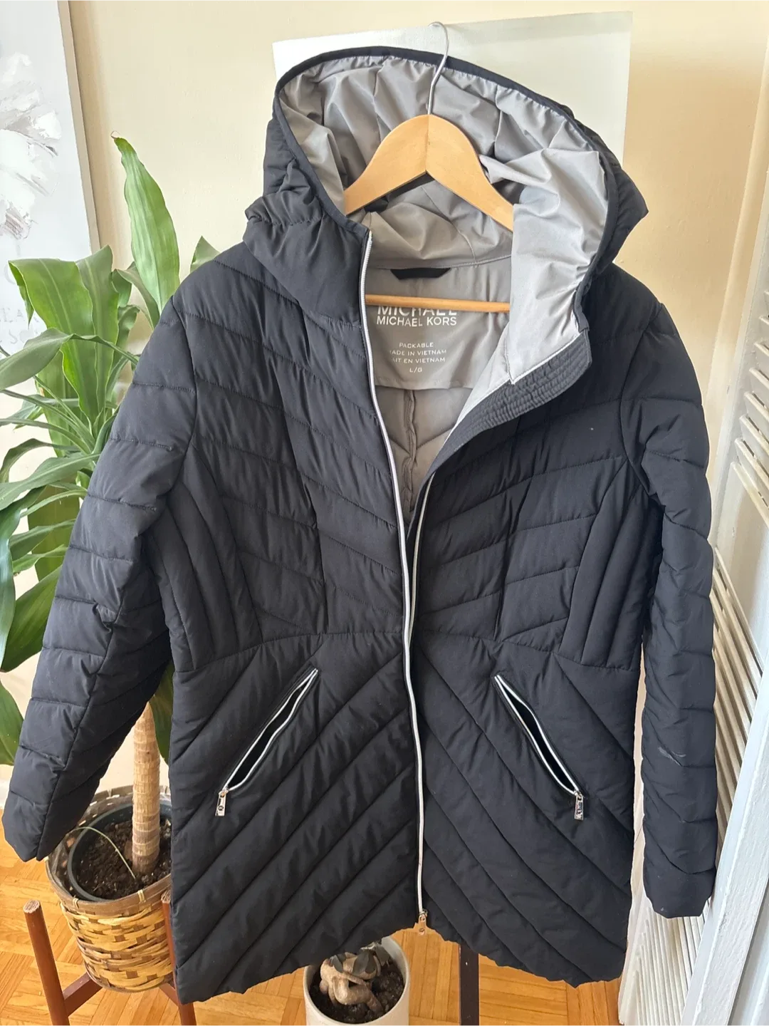 Michael Kors Black Puffer Jacket