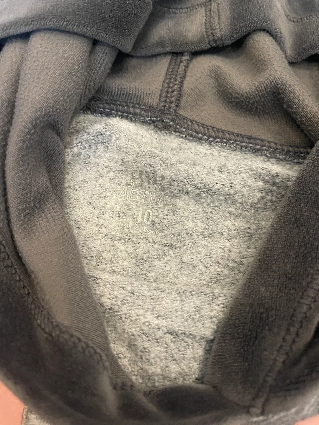 Size 10 Velour Grey Jogging suit -EUC image indicator(4)