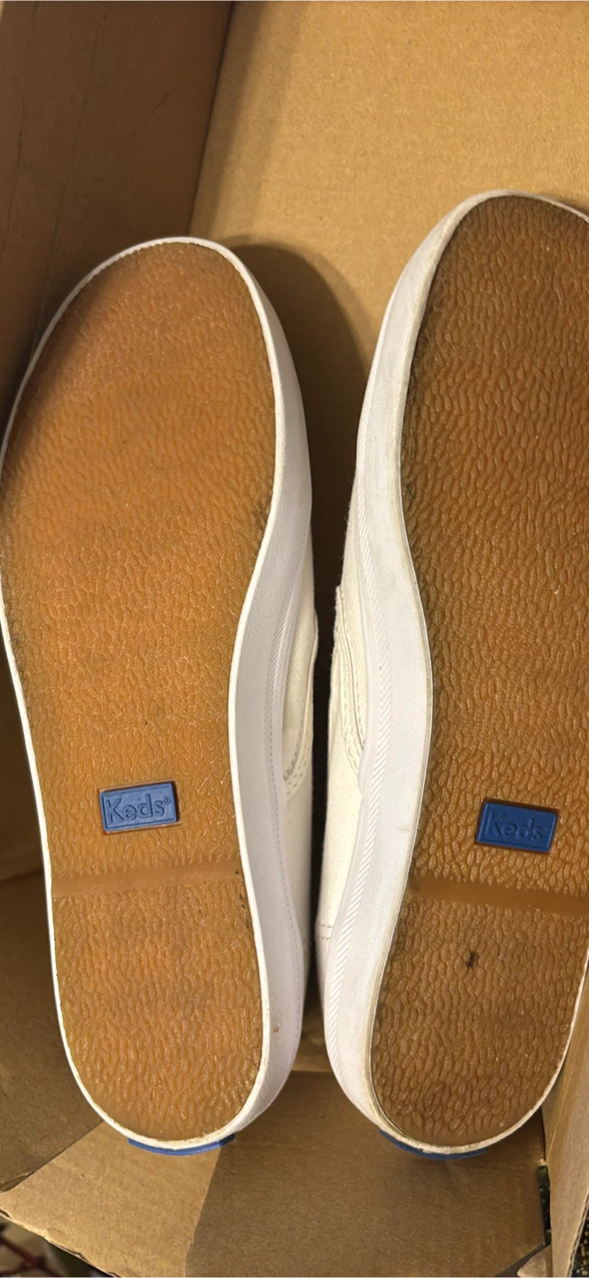 Keds Softerra White Slip-On Shoes - Size 6 - photo 2