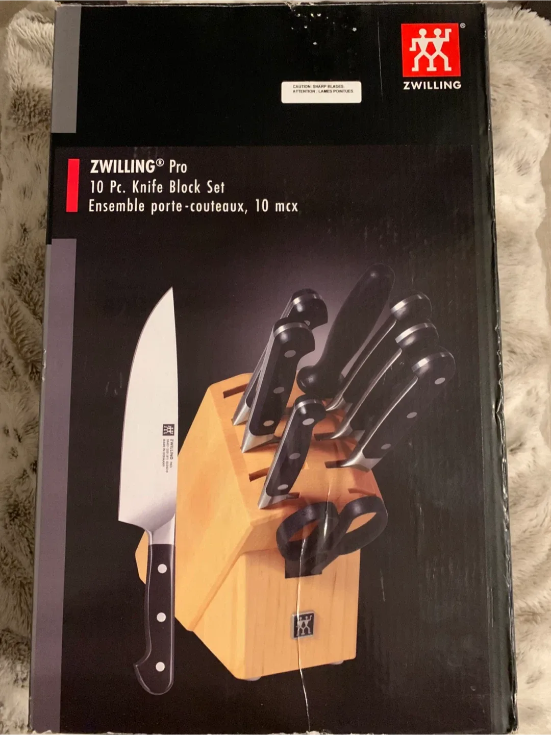 BRAND NEW Zwilling Pro 10-Piece Knife Block Set - New in Box!