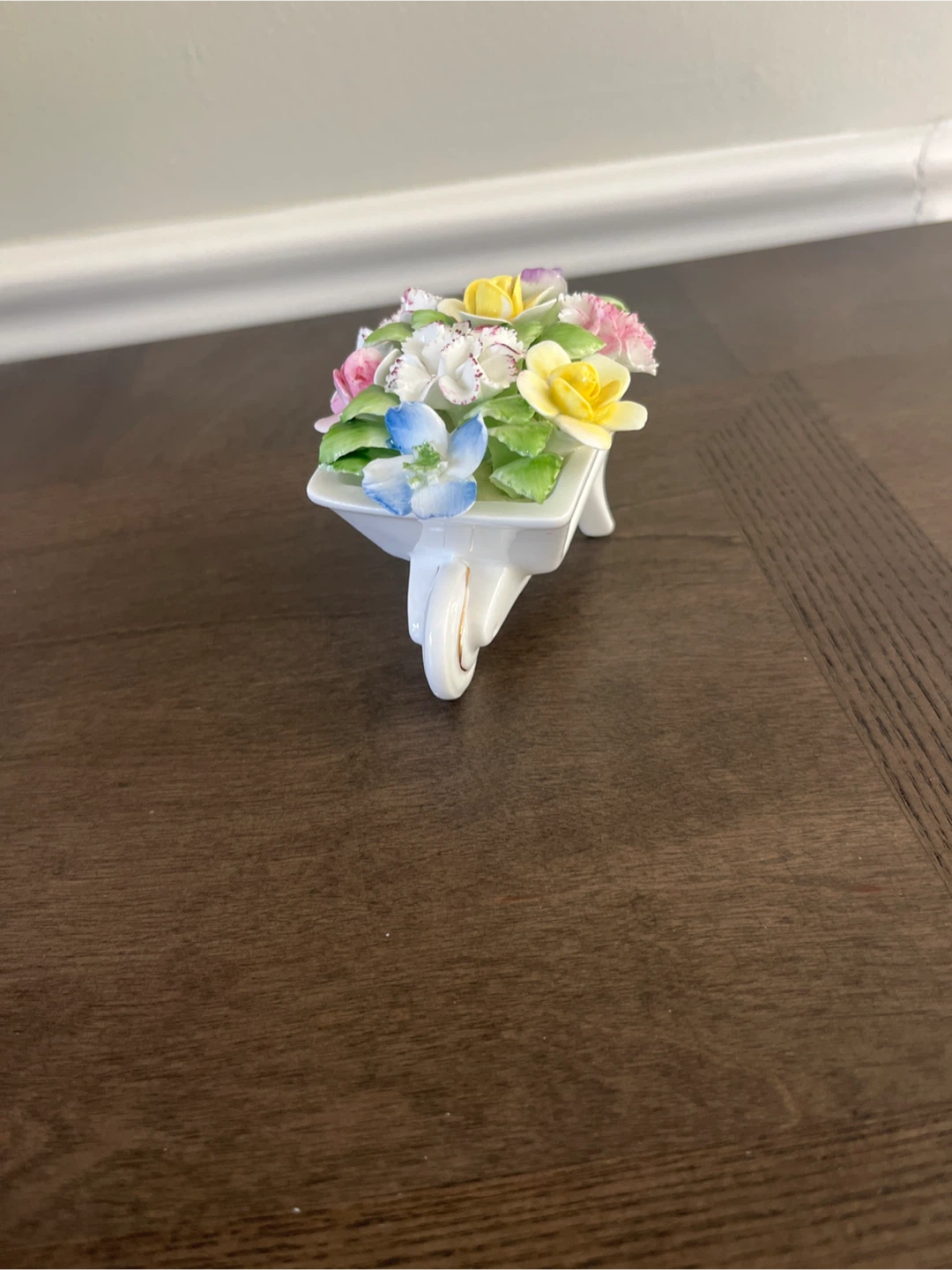Royal Doulton Bone China Flower Cart Figurine - photo 2
