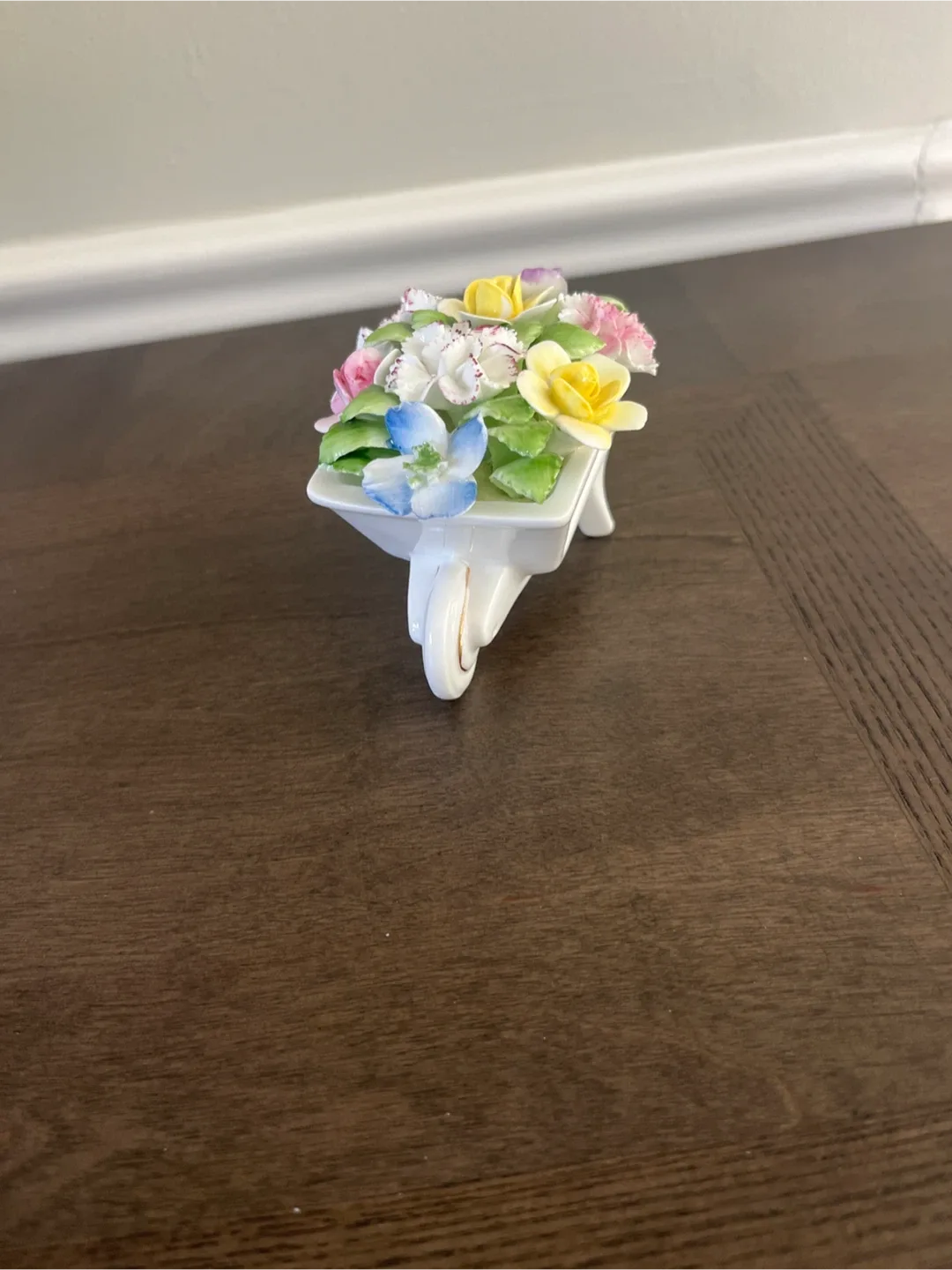 Royal Doulton Bone China Flower Cart Figurine image indicator(2)