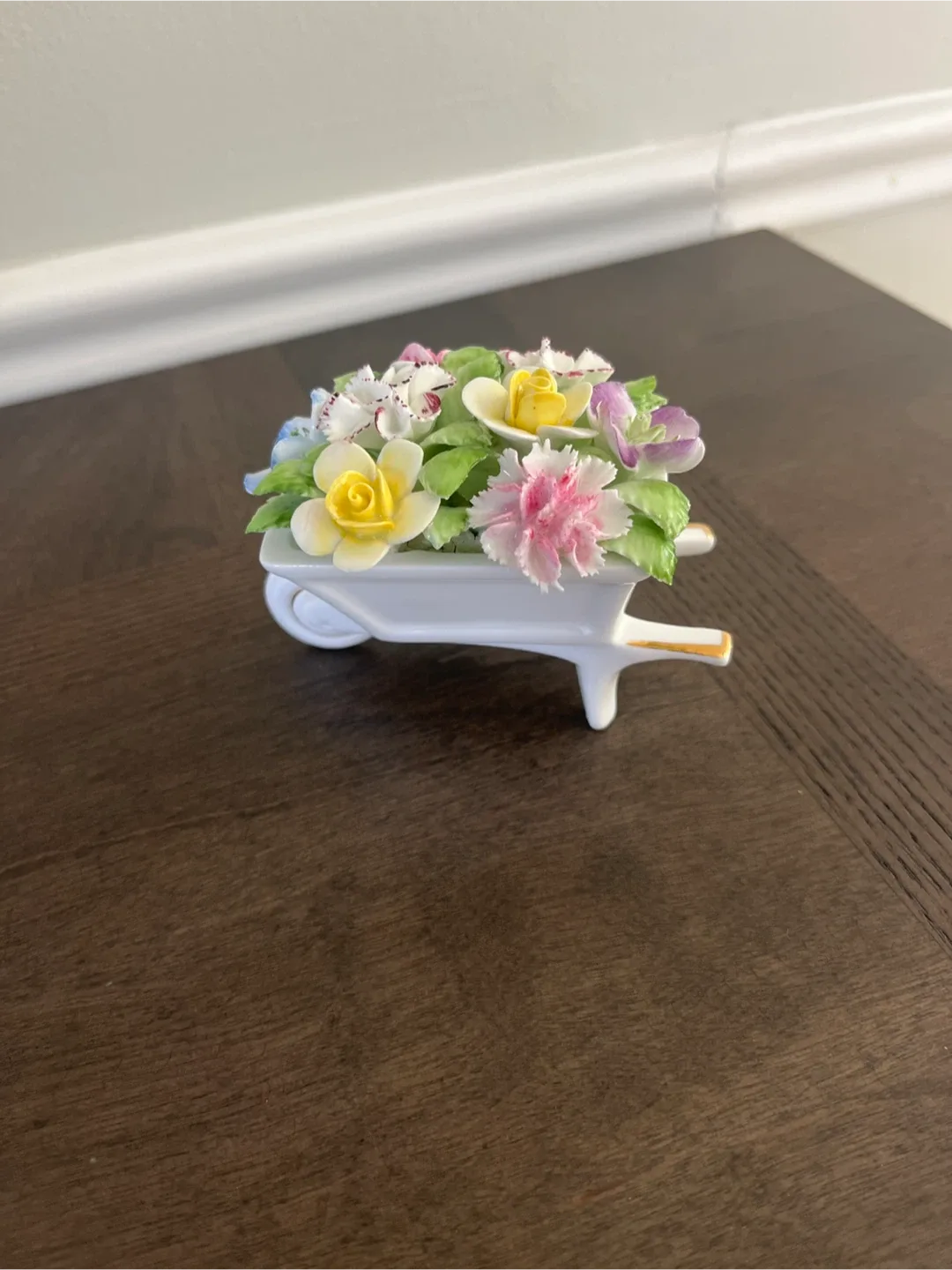 Royal Doulton Bone China Flower Cart Figurine