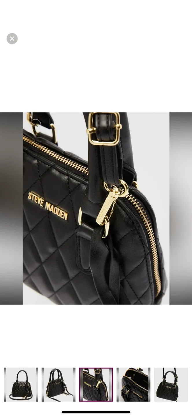 Steve Madden BCONNIE Quilted Double Handle Crossbody Bag image indicator(3)