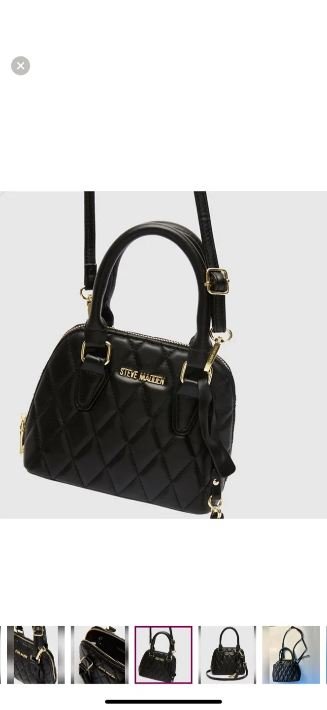 Steve Madden BCONNIE Quilted Double Handle Crossbody Bag image indicator(5)