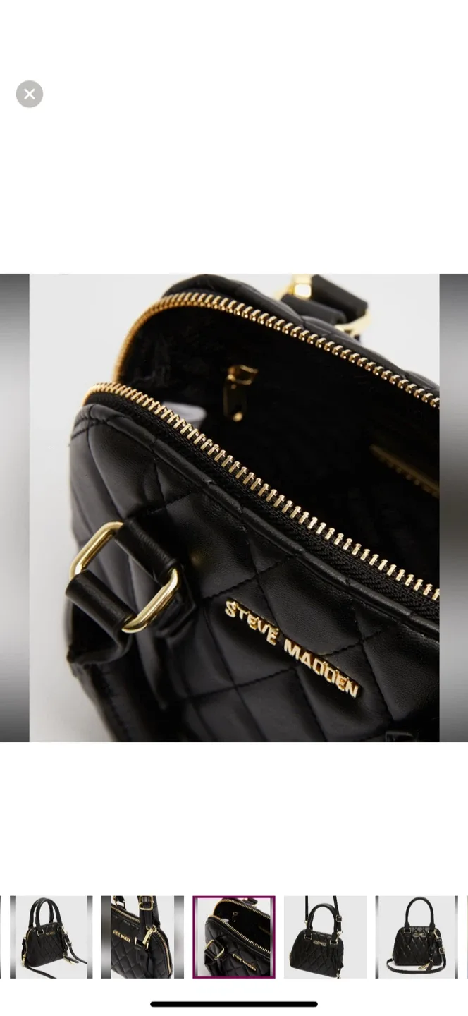 Steve Madden BCONNIE Quilted Double Handle Crossbody Bag image indicator(4)