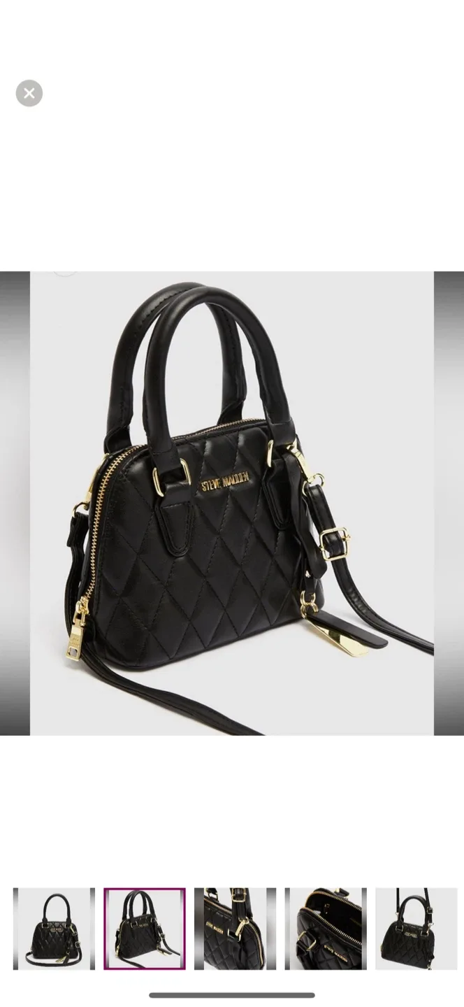 Steve Madden BCONNIE Quilted Double Handle Crossbody Bag image indicator(2)