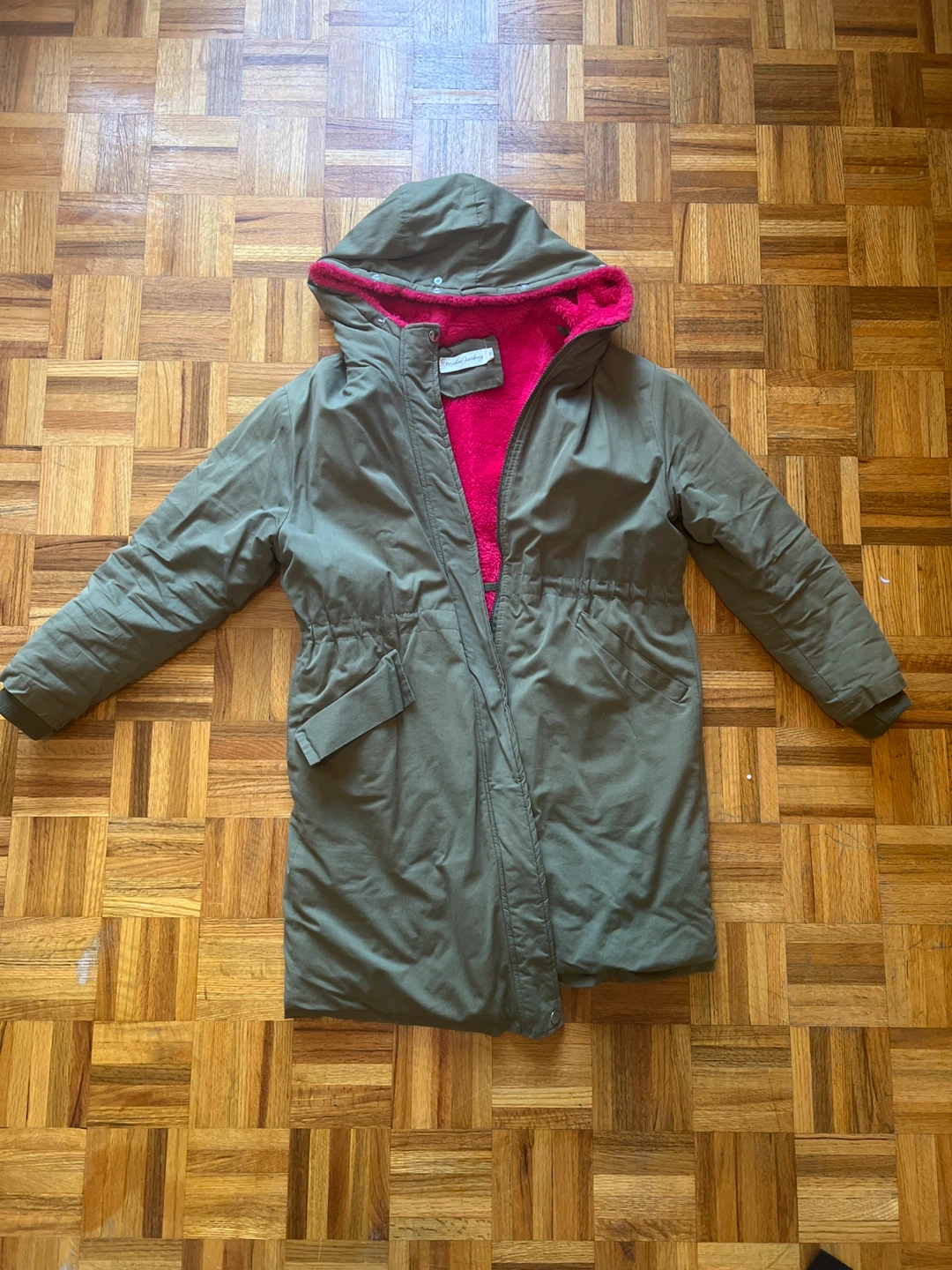 Meihas Jinsheng Size M Olive Green Winter Coat