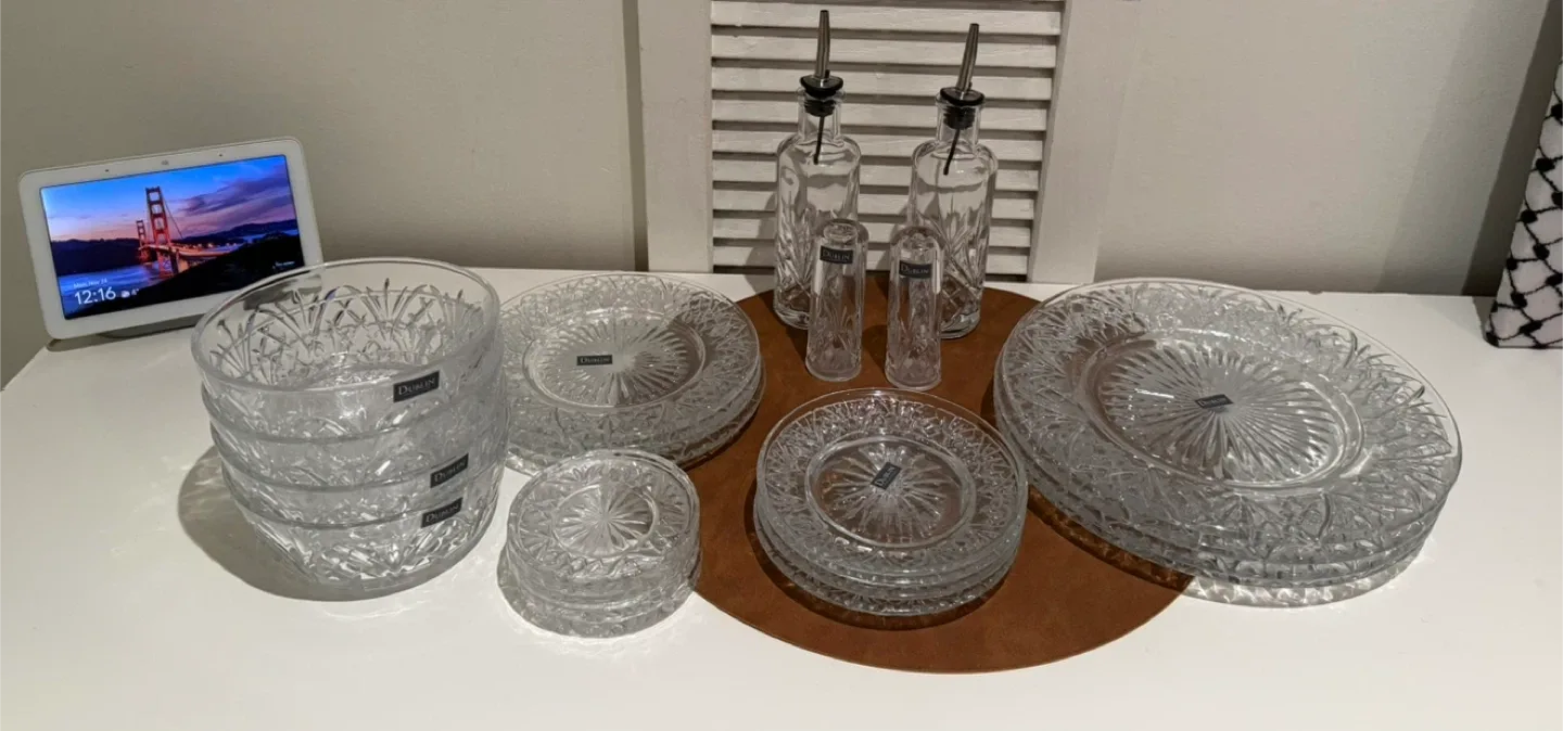 Godinger Dublin Crystal Dining Set image indicator(2)