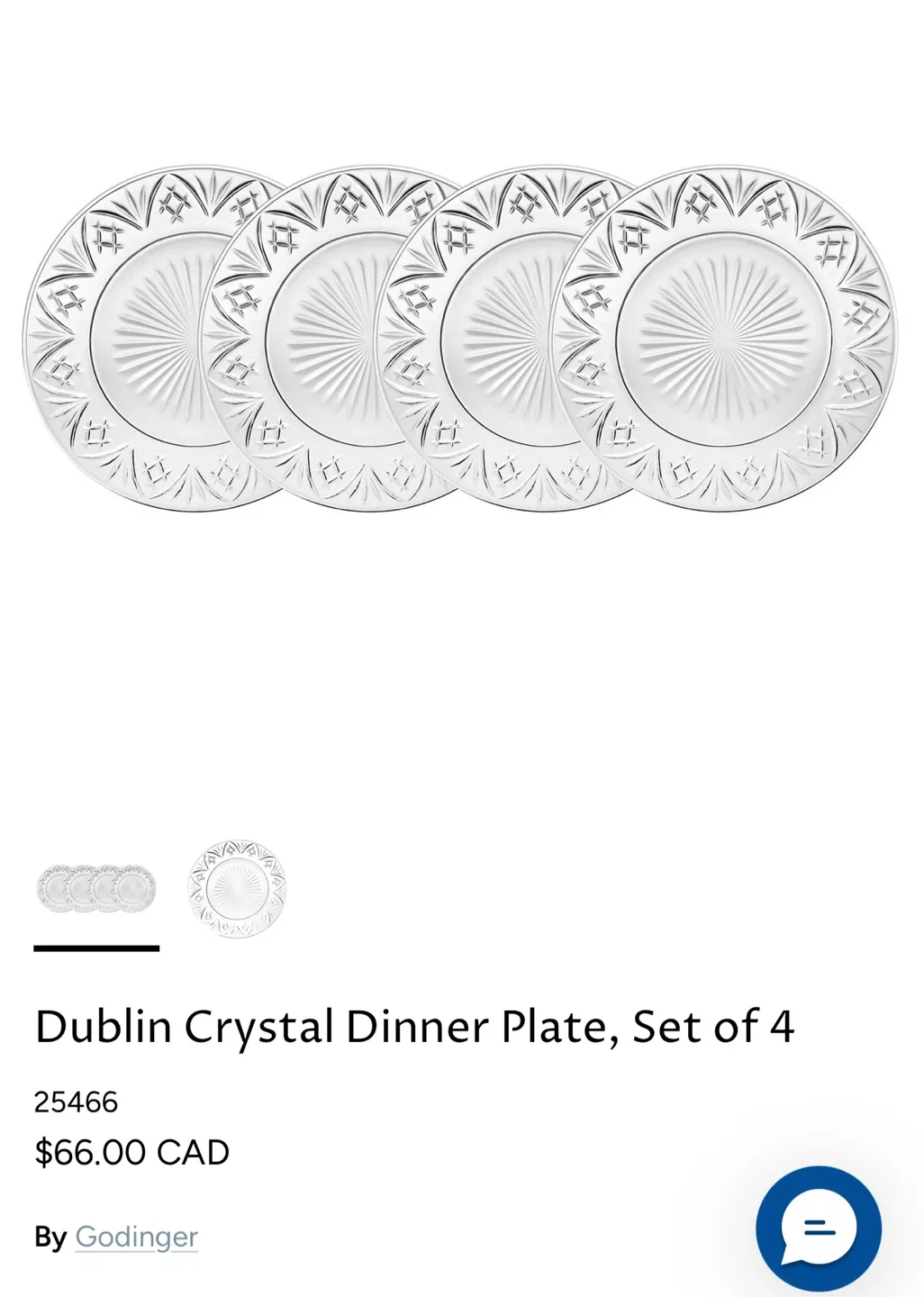 Godinger Dublin Crystal Dining Set image indicator(5)