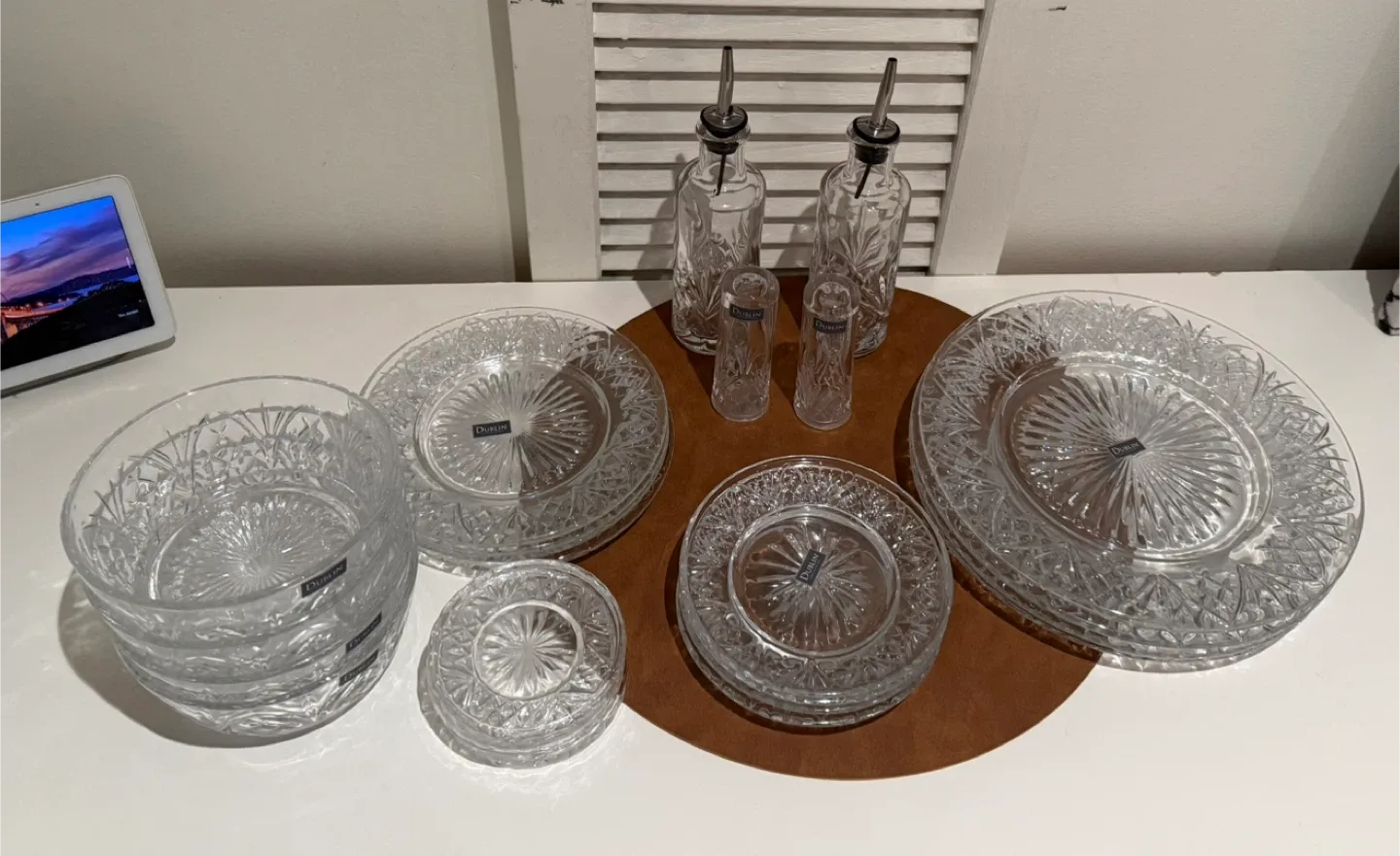 Godinger Dublin Crystal Dining Set