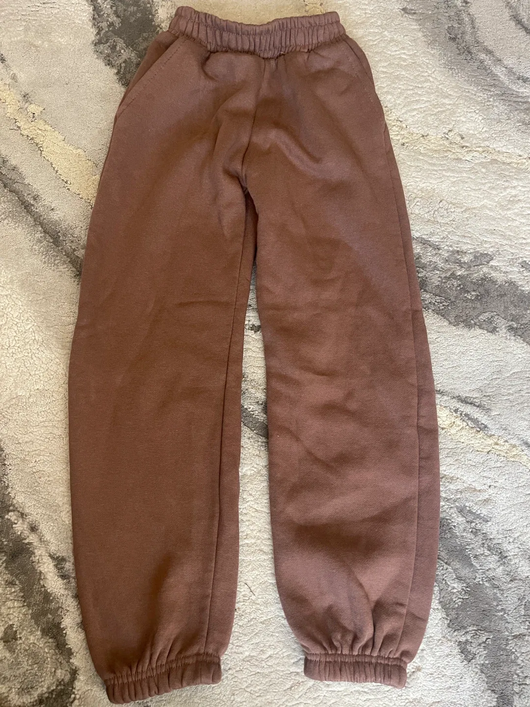 Size 9/10 Zara new brown fleece joggers