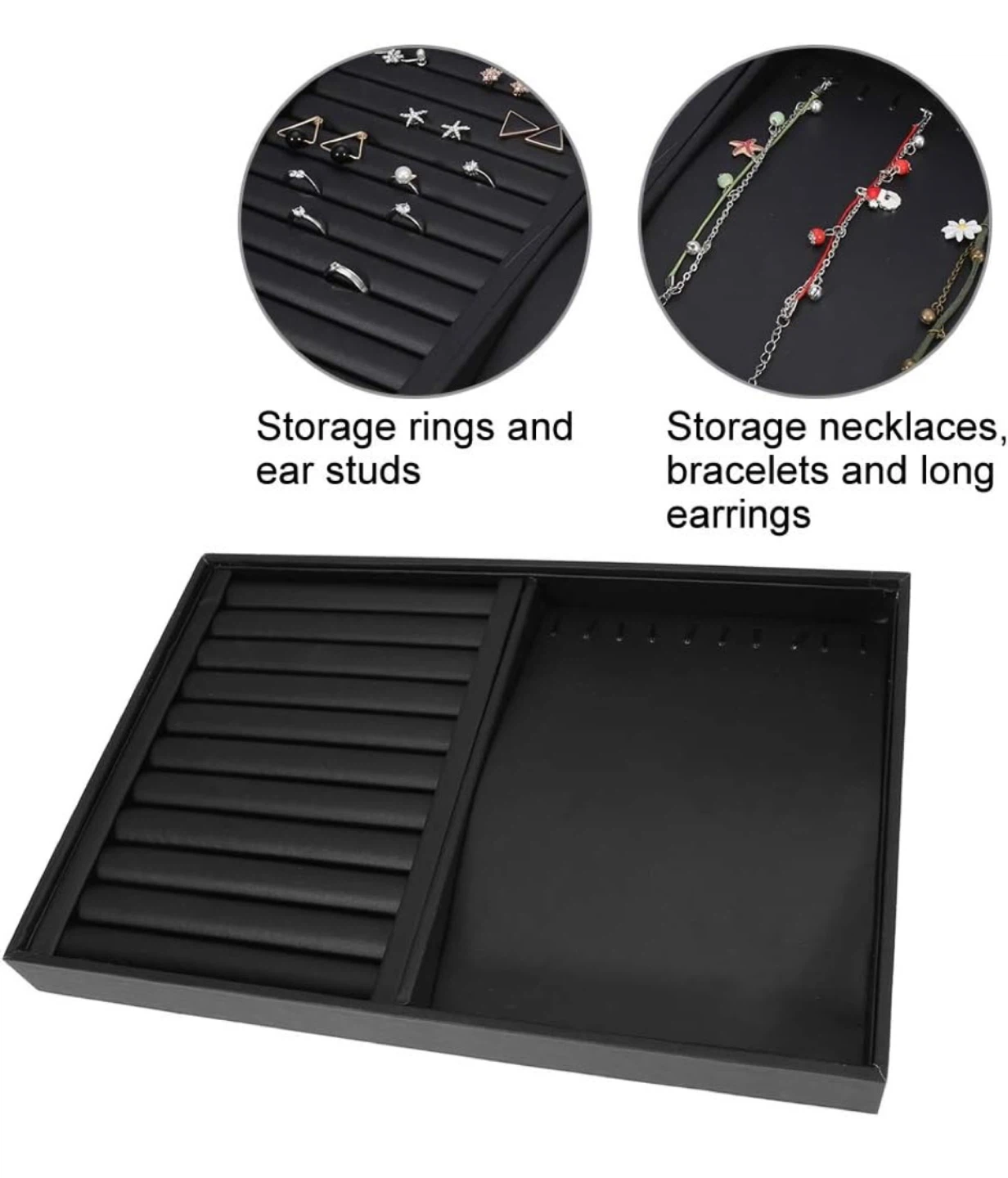 Jewelry Storage Tray - Black - photo 3