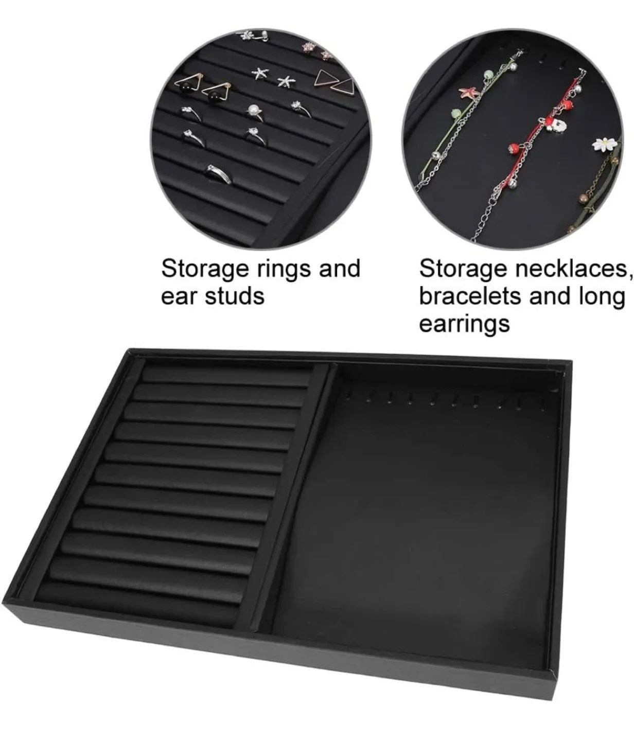Jewelry Storage Tray - Black image indicator(3)