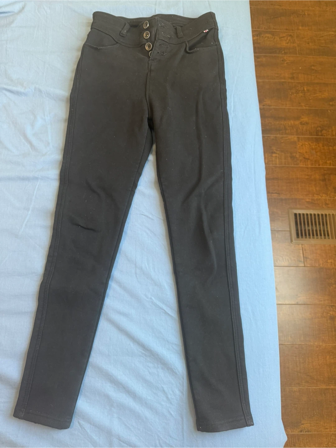 Black Fleece Lined Pants