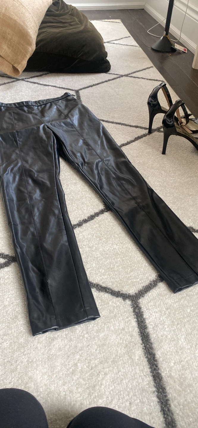 *** NEW *** YA YA & Co. BLACK FAUX LEATHER PANTS
