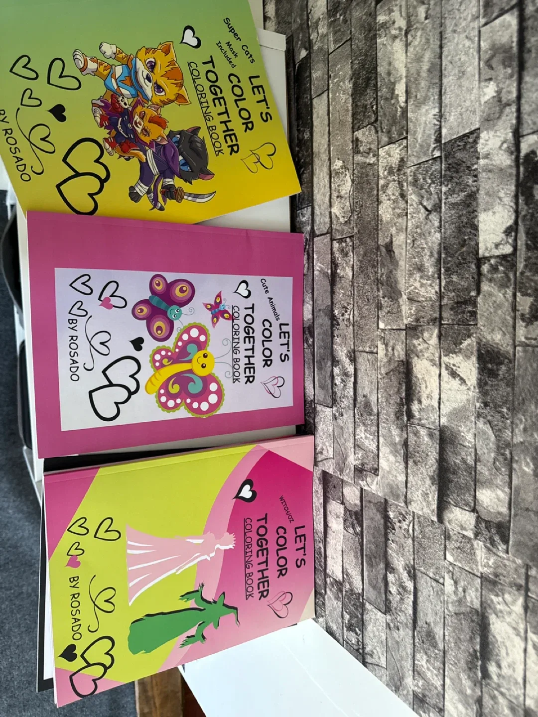 SOLD ON AMAZON Let's Color Together Coloring Books by Rosado image indicator(2)