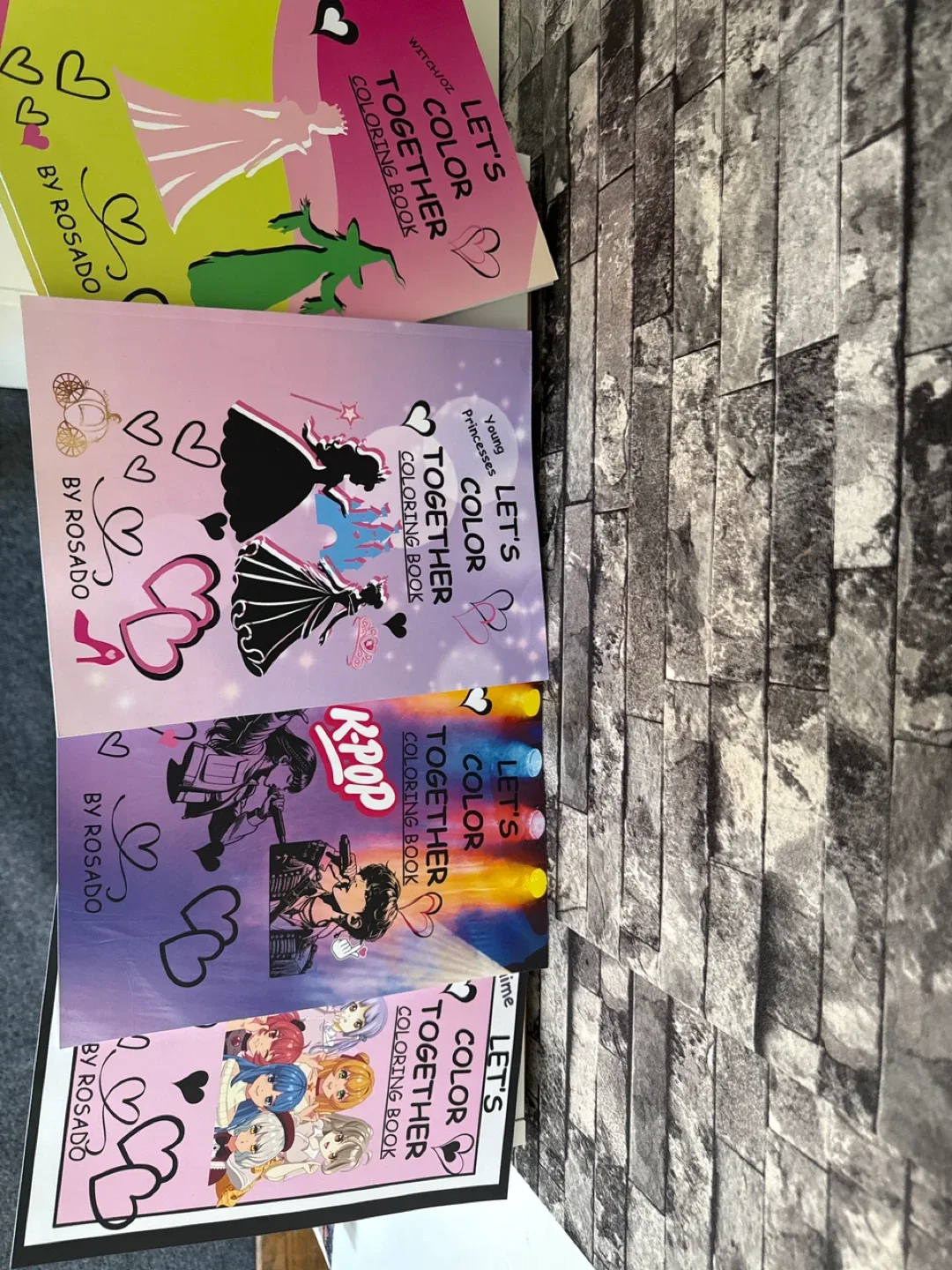 SOLD ON AMAZON Let's Color Together Coloring Books by Rosado