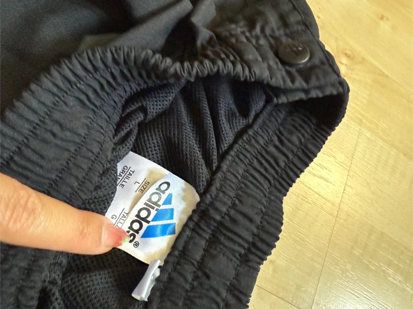 KIDS size - Adidas Black Pants Size L image indicator(3)