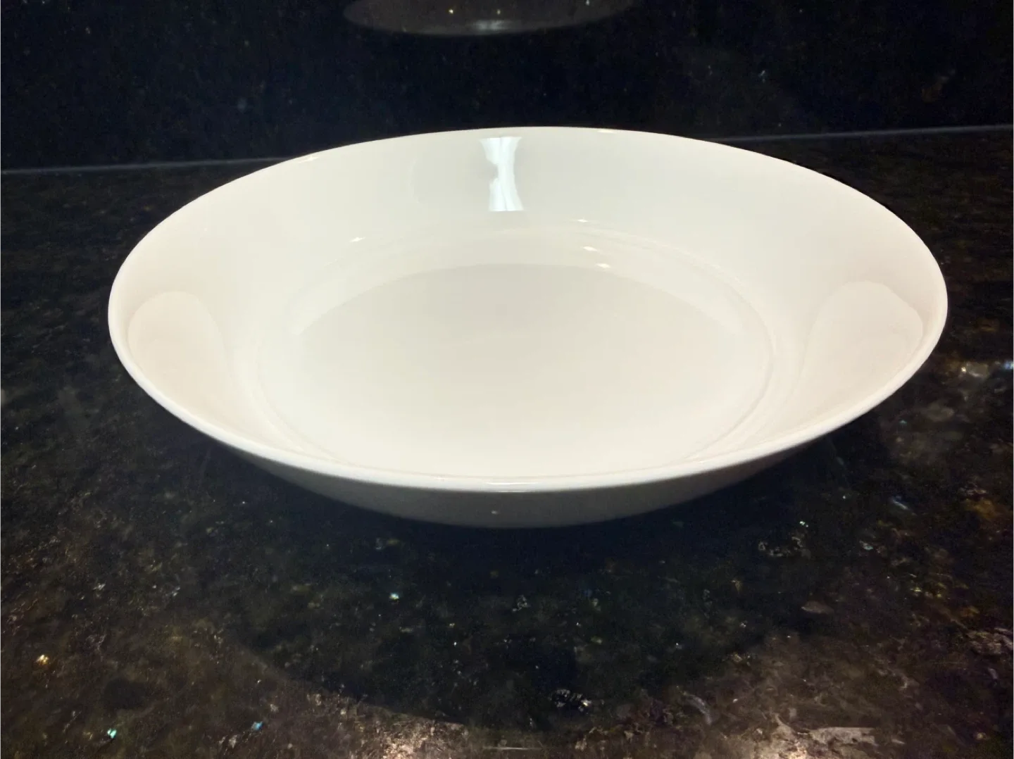 Crate & Barrel Hue White Dinner Plate image indicator(5)