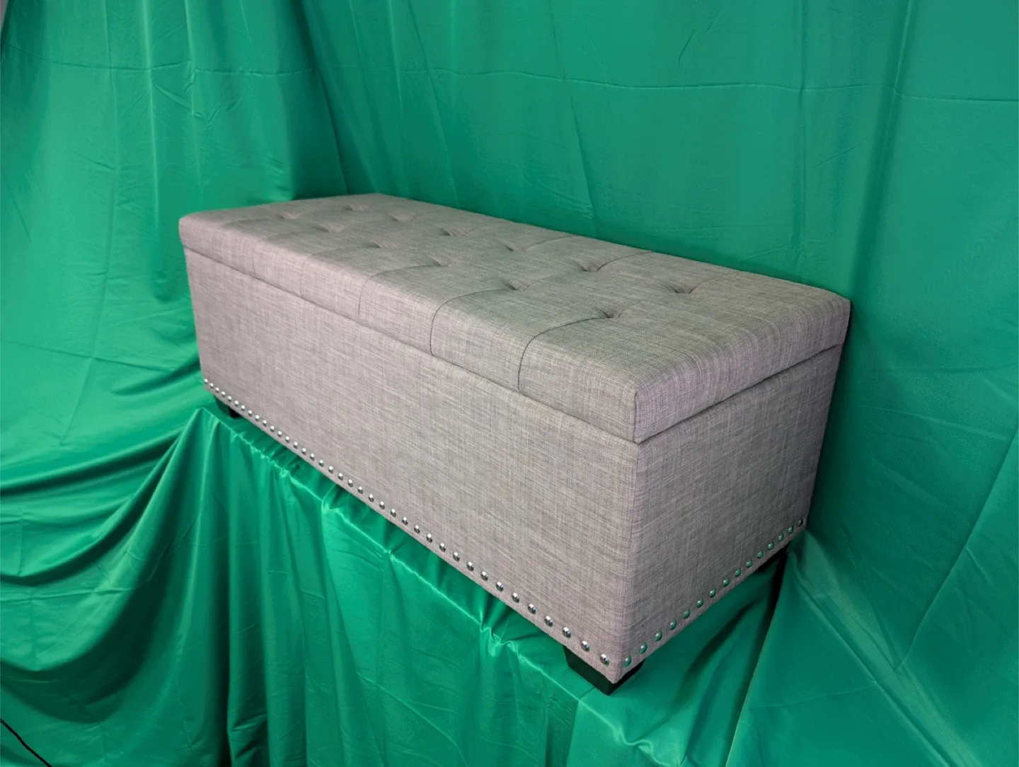 ✨ Bundle Deal Dolphin Faux Storage Ottoman + 2 Small Cubes image indicator(2)