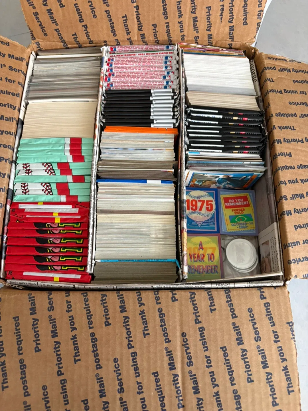 Vintage Baseball & Football Trading Cards Lot image indicator(5)