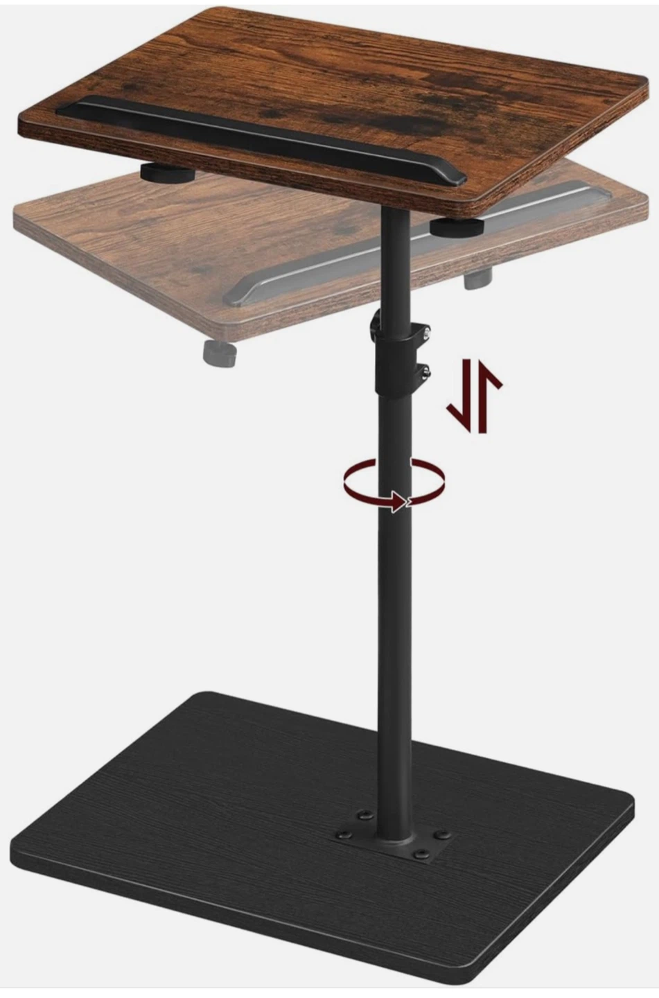 TV Tray Table, Sofa Armrest Tray Table for Couch