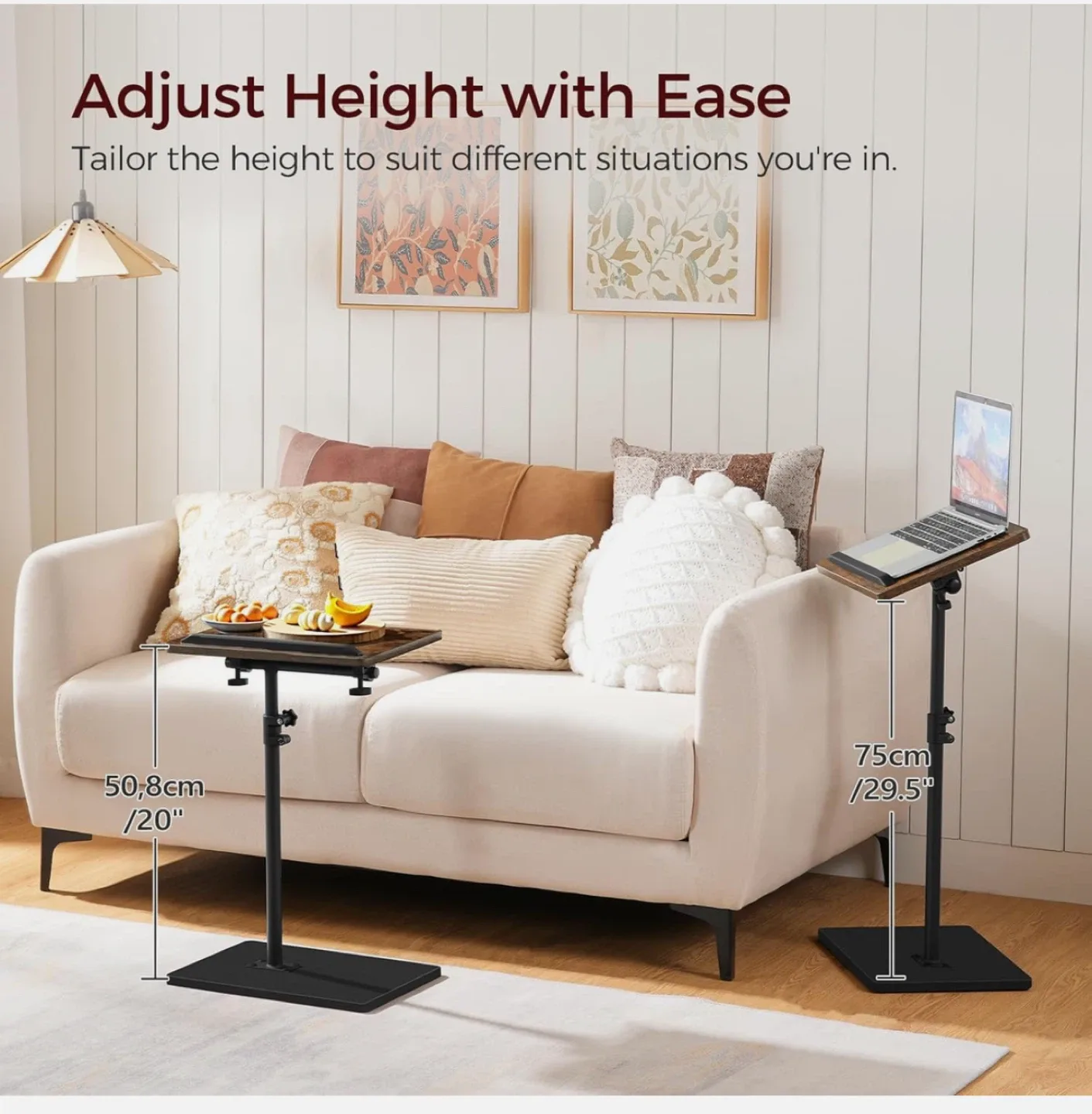 TV Tray Table, Sofa Armrest Tray Table for Couch image indicator(5)