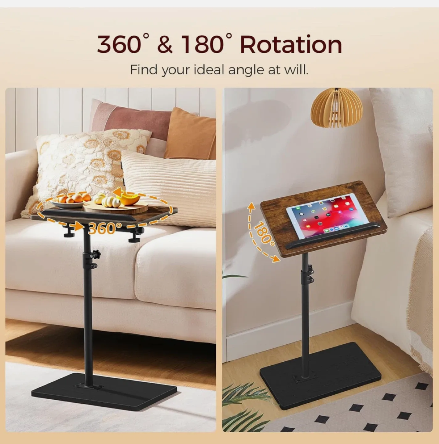 TV Tray Table, Sofa Armrest Tray Table for Couch image indicator(7)