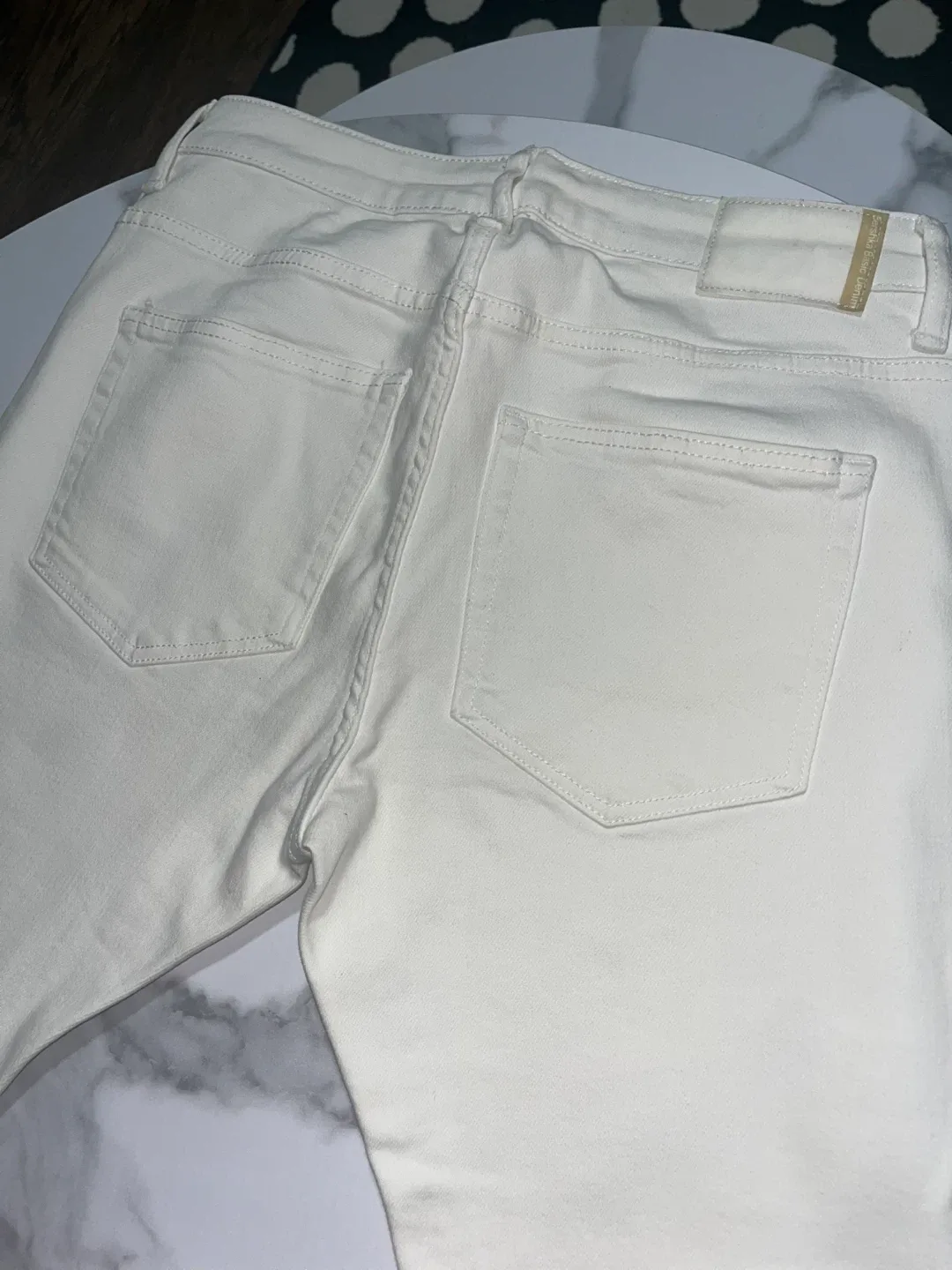 Bershka Denim White Jeans - Size 32 ! image indicator(5)