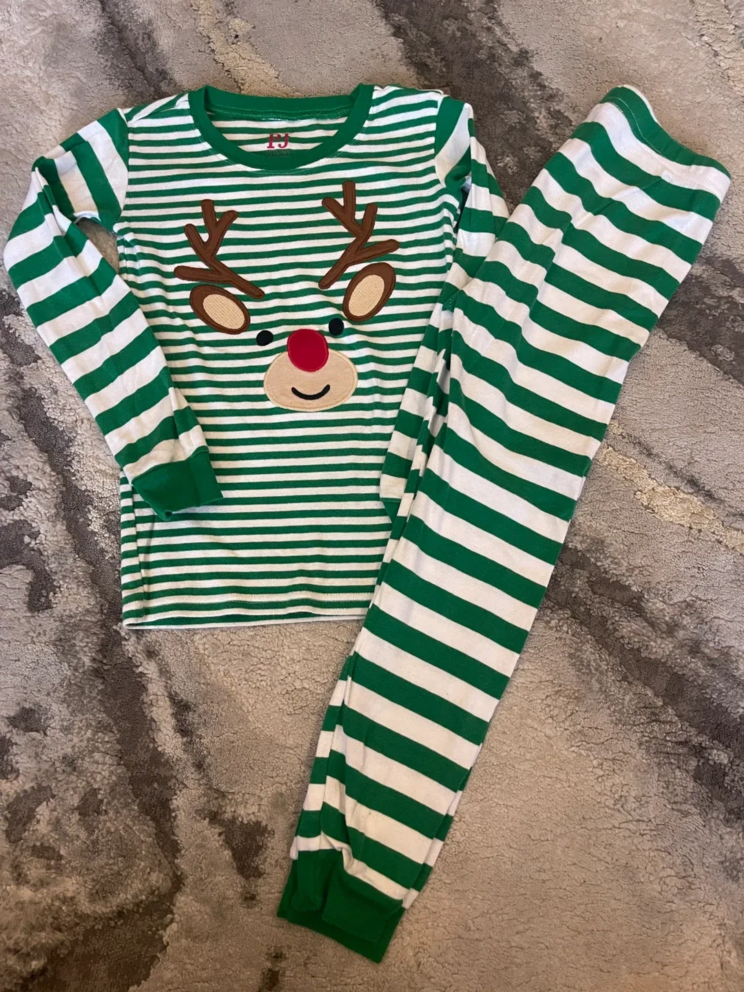 Size 5 Reindeer pj set