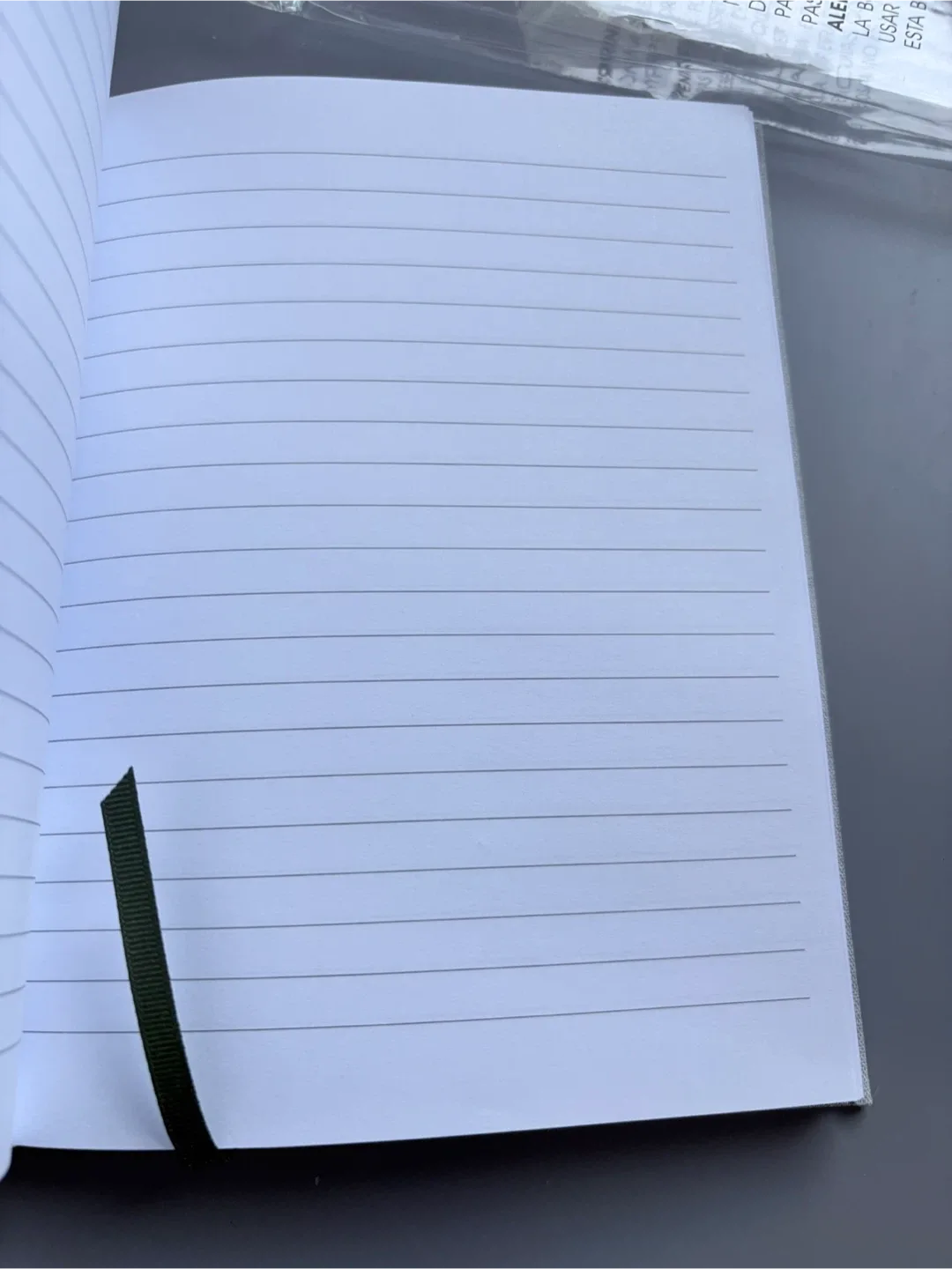 Indigo Grey Linen Hardcover Notebook New image indicator(4)